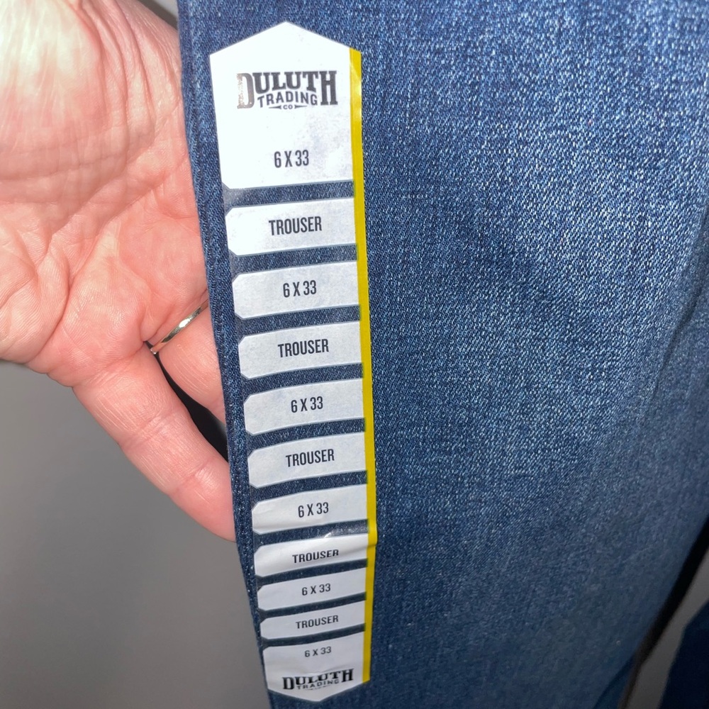 Duluth Trading Co Blue Jeans with Durable Comfort